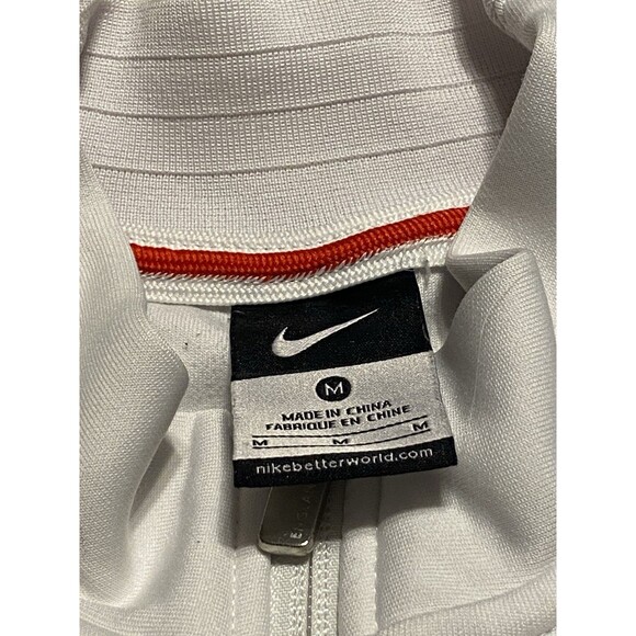 England 2016/2017 Nike Embroidered White National Team Track Jacket Mens Medium - Picture 2 of 16